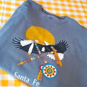 Vintage Santa Fe New Mexico Olive Sweatshirt